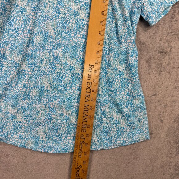 IBKUL Womens UPF 50+ Cooling Quick Dry 1/4 Zip Golf Short Sleeve Stretch Medium - Picture 7 of 7